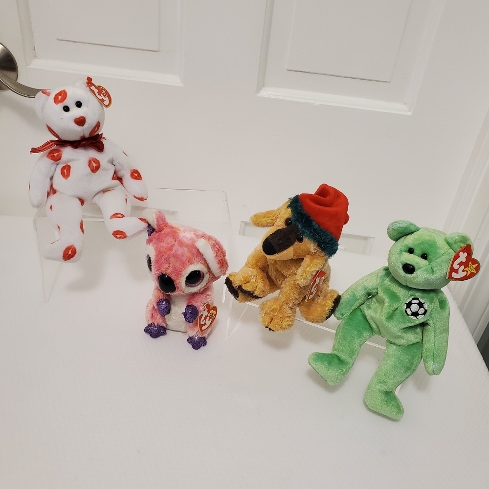 4 Ty Beanie Babies Assortment